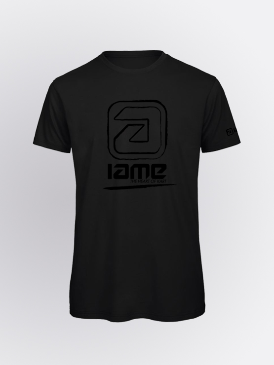 IAME Vibration black front tshirt-