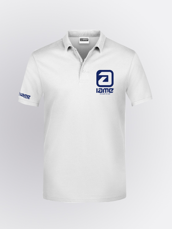 Basic Polo White - Iame Karting Official Store